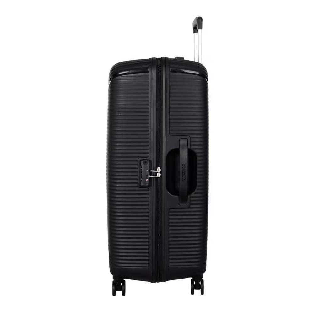 American Tourister Maxplus 3PC Set Hard Spinner, SQ4X09004 - Black