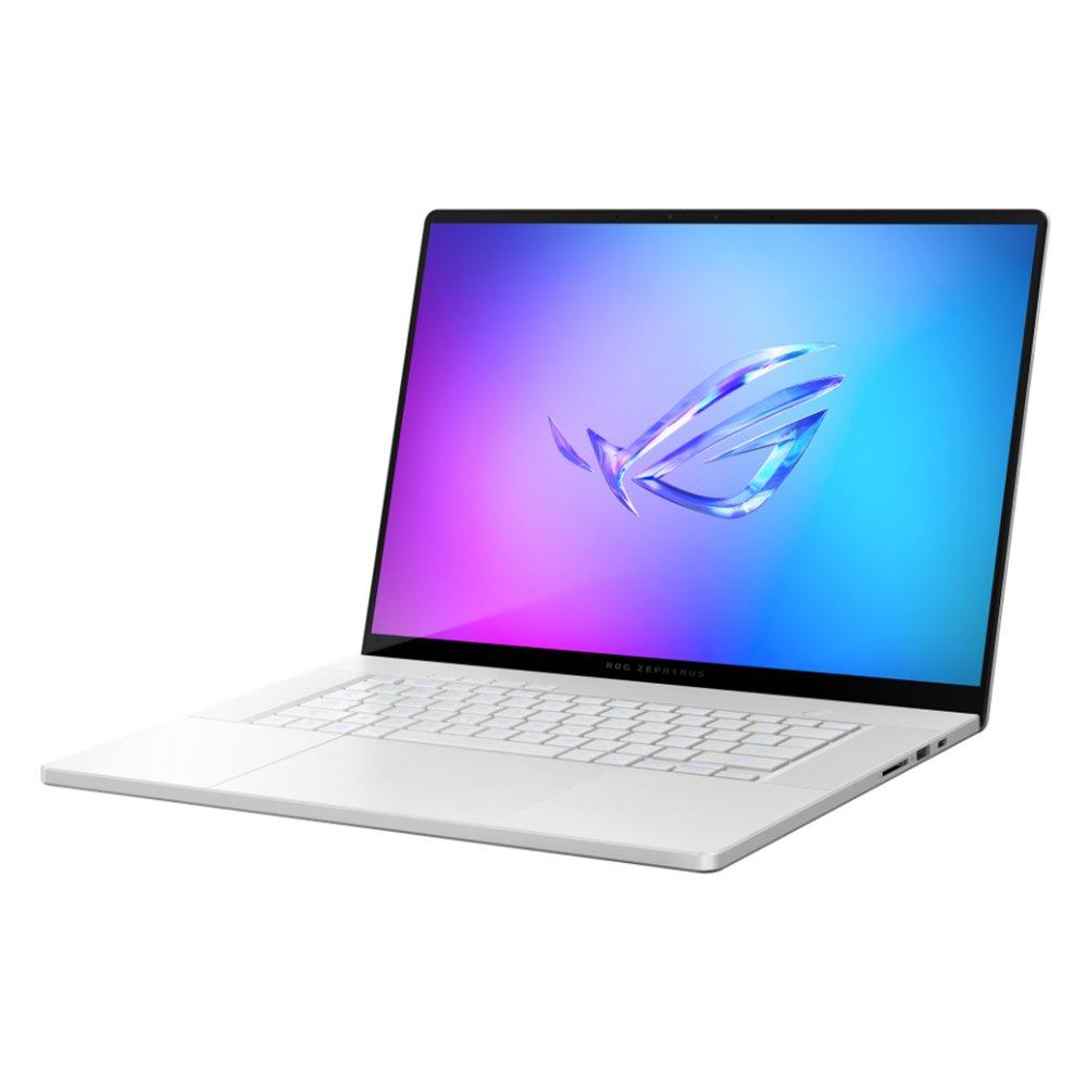 Asus ROG Zephyrus G16 Gaming Laptop, Intel Core Ultra 9, 64GB RAM, 1TB SSD, NVIDIA GeForce RTX 5070Ti, Windows 11 Home, GU605CR-QR216W - Platinum White