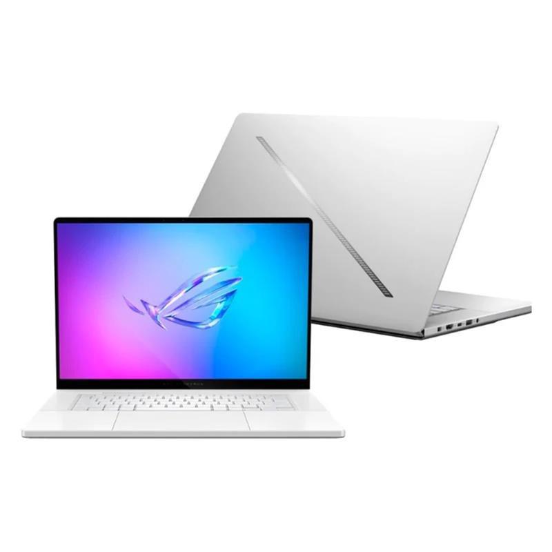 Asus ROG Zephyrus G16 Gaming Laptop, Intel Core Ultra 9, 64GB RAM, 1TB SSD, NVIDIA GeForce RTX 5070Ti, Windows 11 Home, GU605CR-QR216W - Platinum White