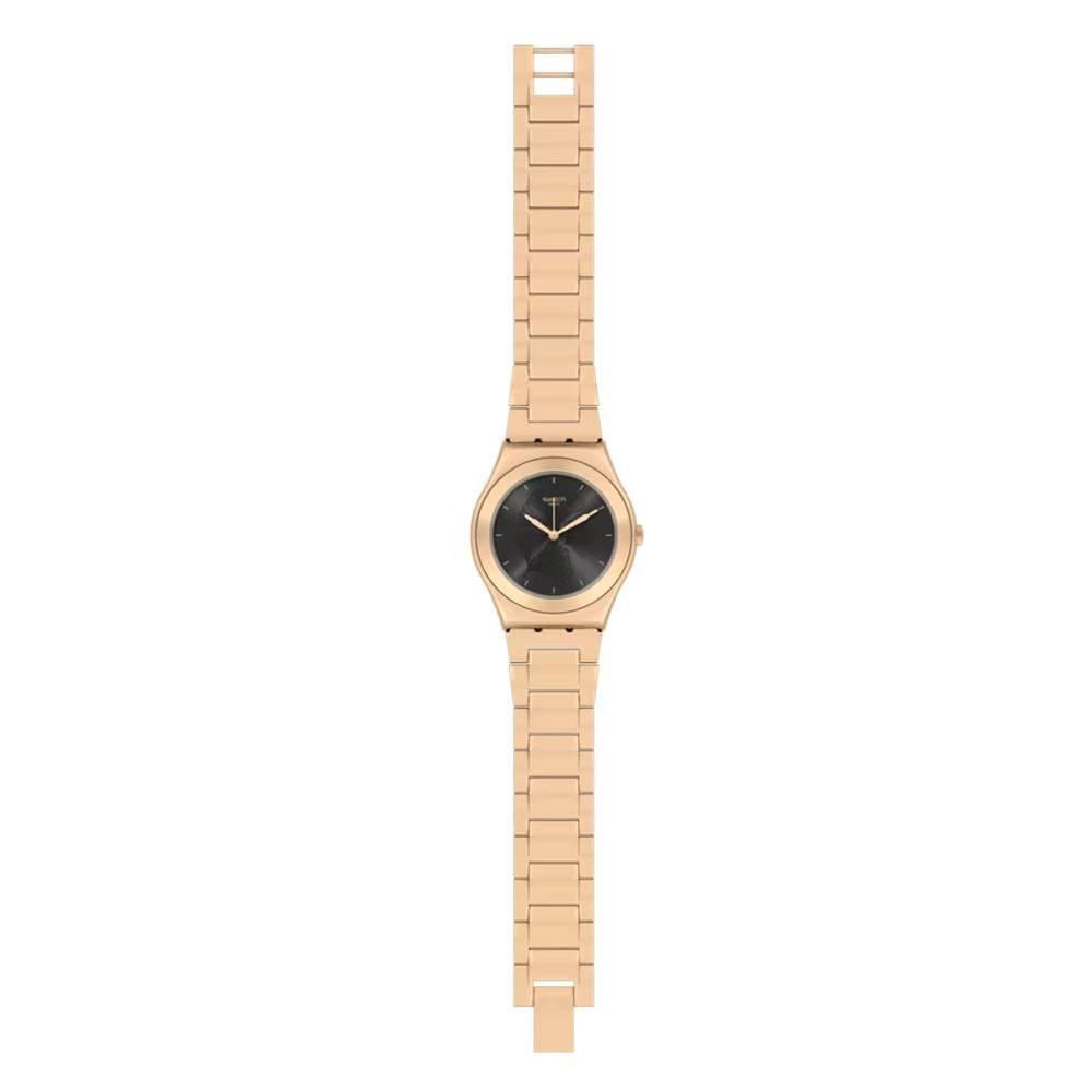 Swatch Golden Lady Women Watch, 33mm, Stainless Steel Strap, SWAYLG150G - Rose Gold