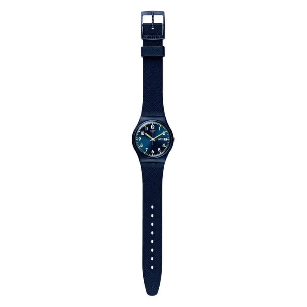 Swatch Sir Blue Women Watch, 34mm, Bio-source Strap, SWASO28N702- Blue