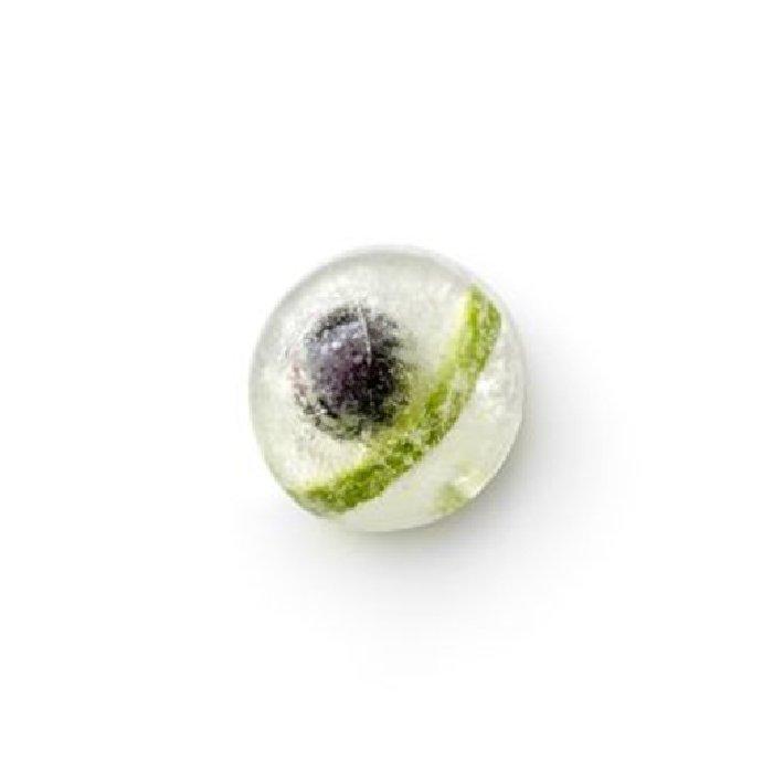 Lekue Round Ice Cube Tray with Lid, 882364 - Teal