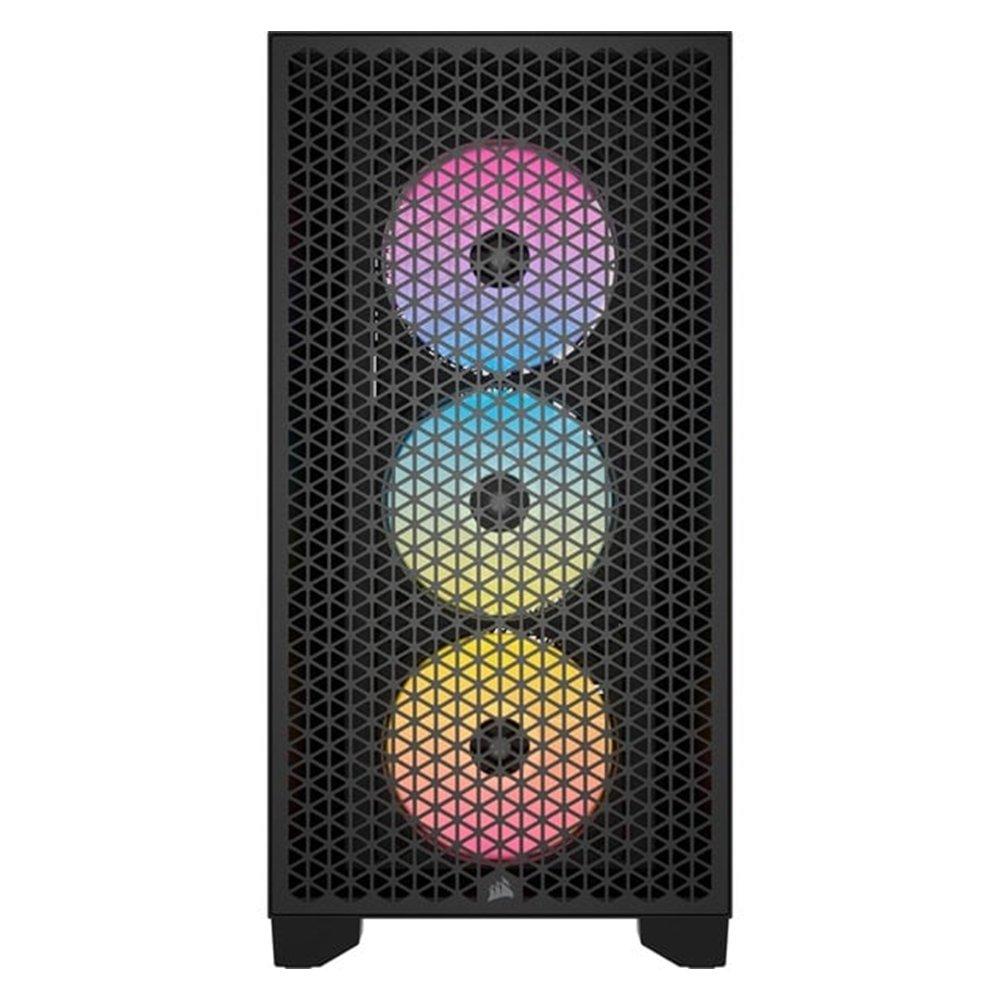 ديسك توب الألعاب كورسير، إنتل كور آي 5، 16 جيجابايت رام، 1 تيرابايت اس اس دي، جي فورس ار تي اكس  5060، ويندوز 11 برو، S29604 - أسود