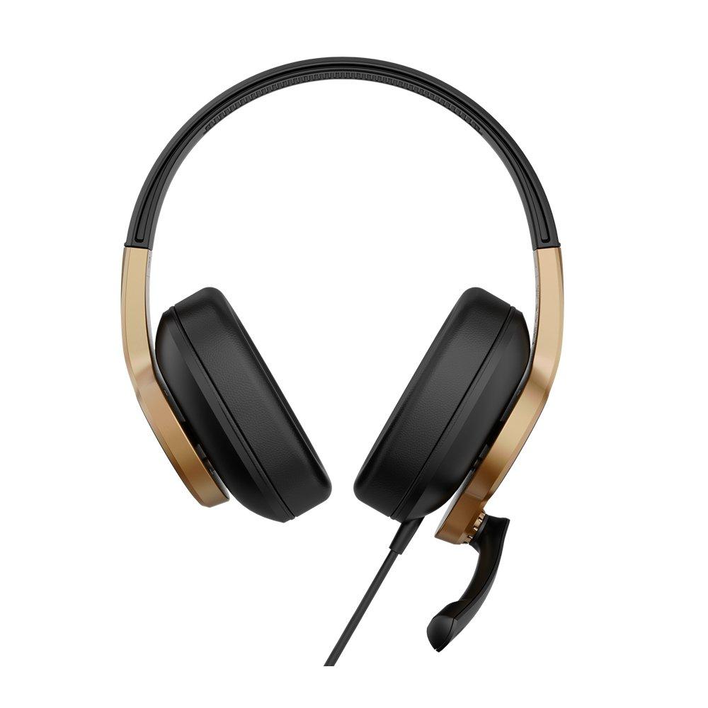 Sades Upower Wired Gaming Headset, SA-703 - Gold  