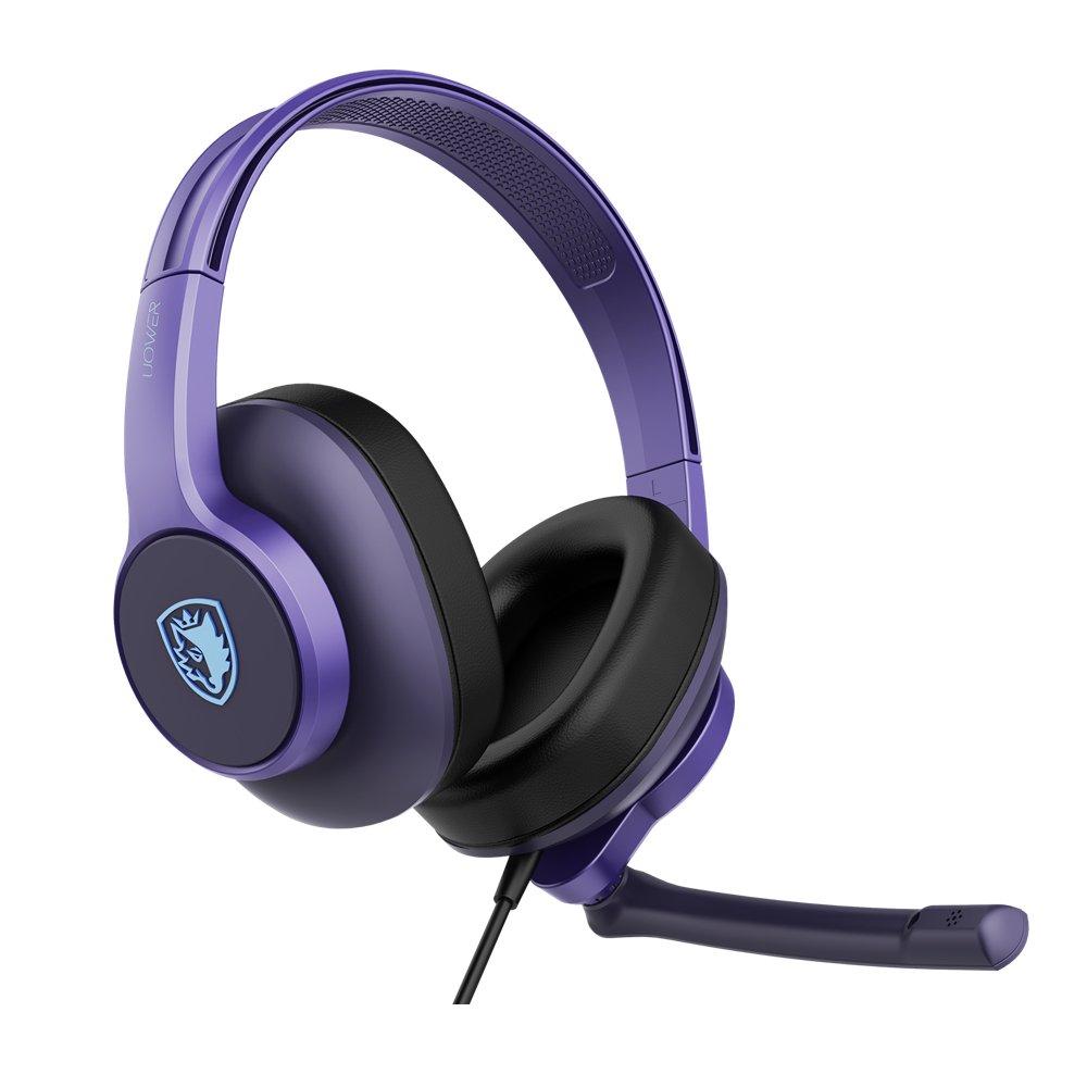 Headphones Sades Upower Wired Sa 703 Purple
