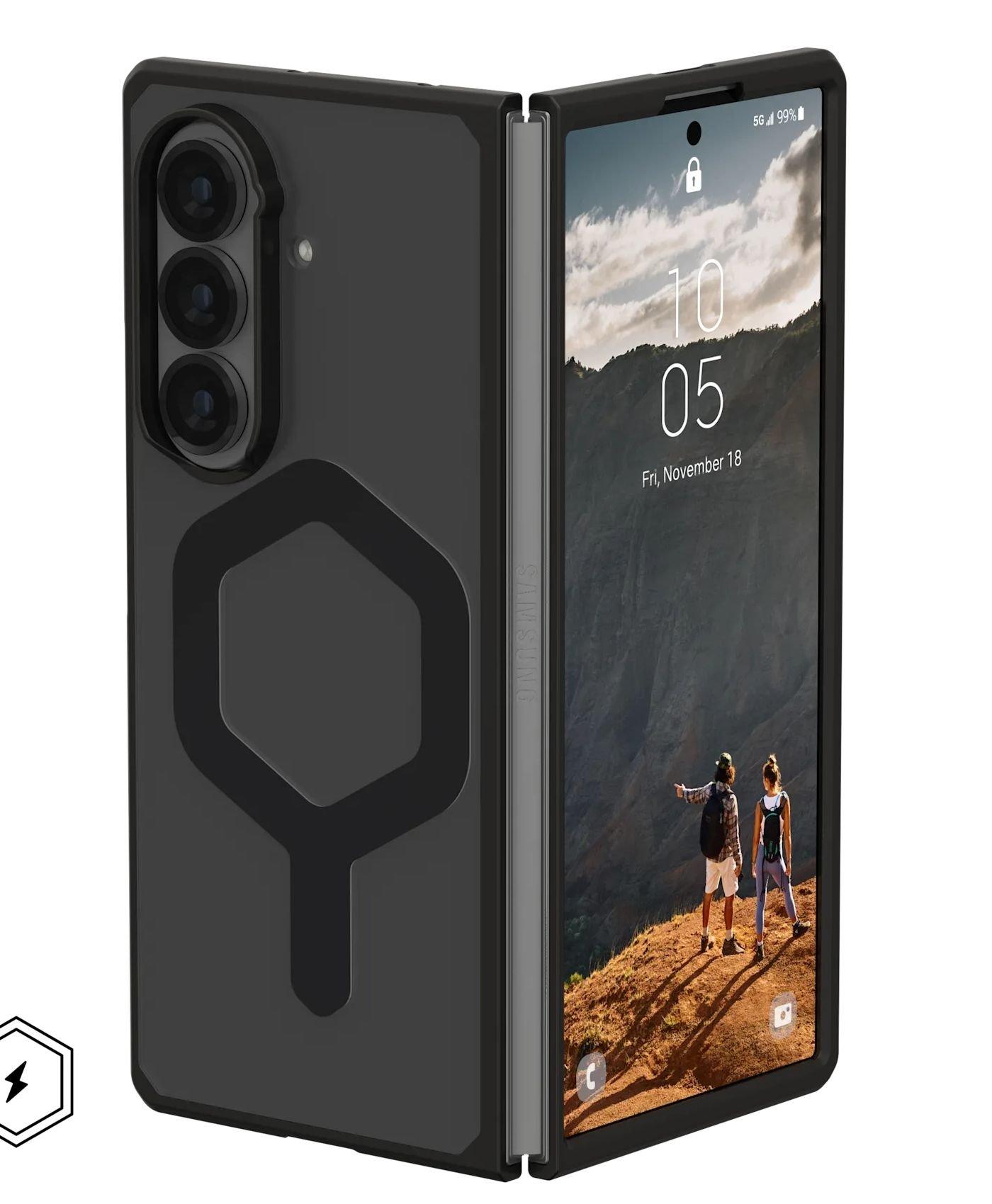 UAG Mouve Galaxy Z Fold7 Case - Ash