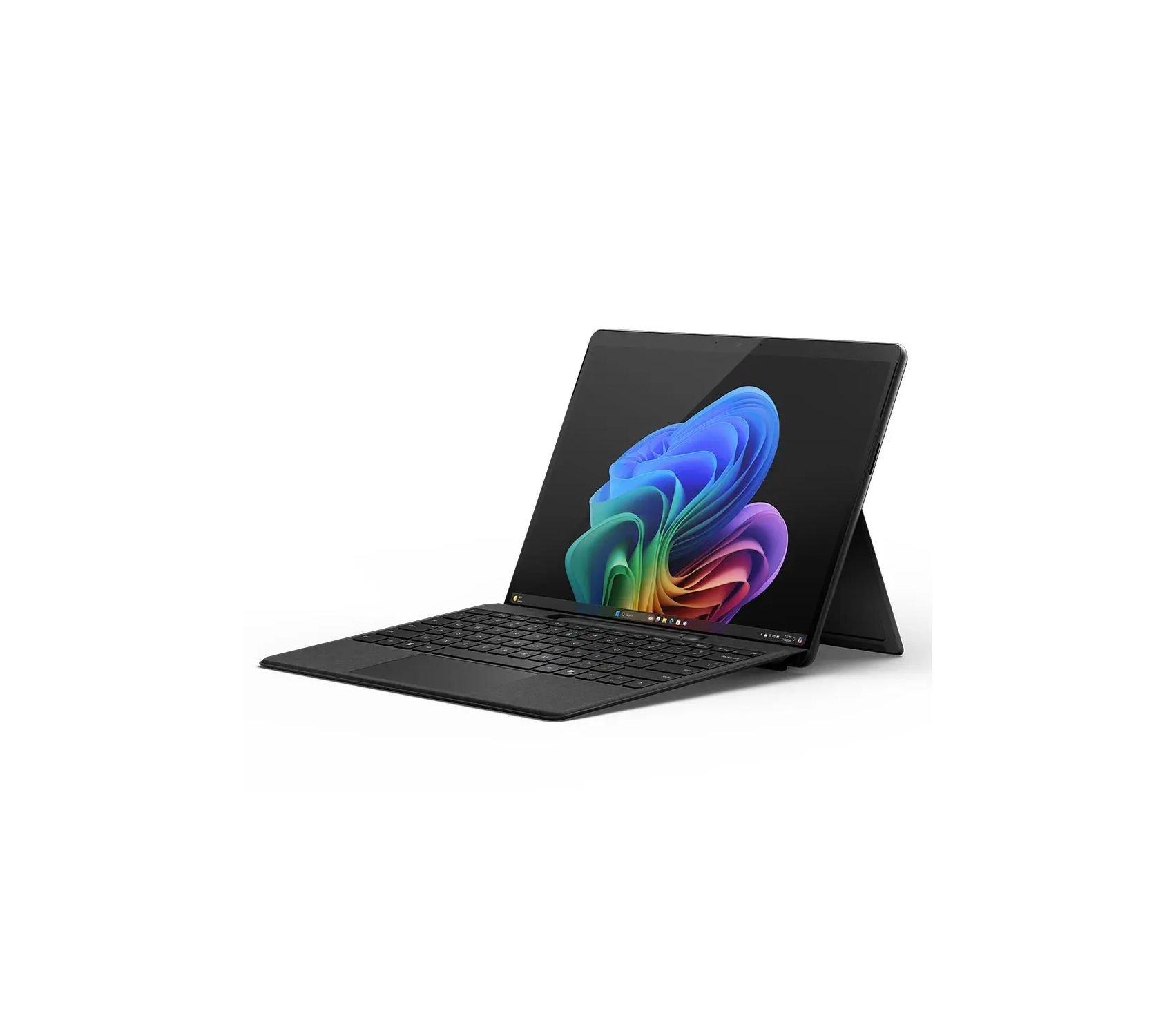 Microsoft New Surface Pro Laptop, Snapdragon X Elite, Qualcomm Hexagon, Qualcomm Adreno, 16GB LPDDR5x RAM, 1TB SSD, Touchscreen: 13” PixelSense,   ZIB-00025 - Black