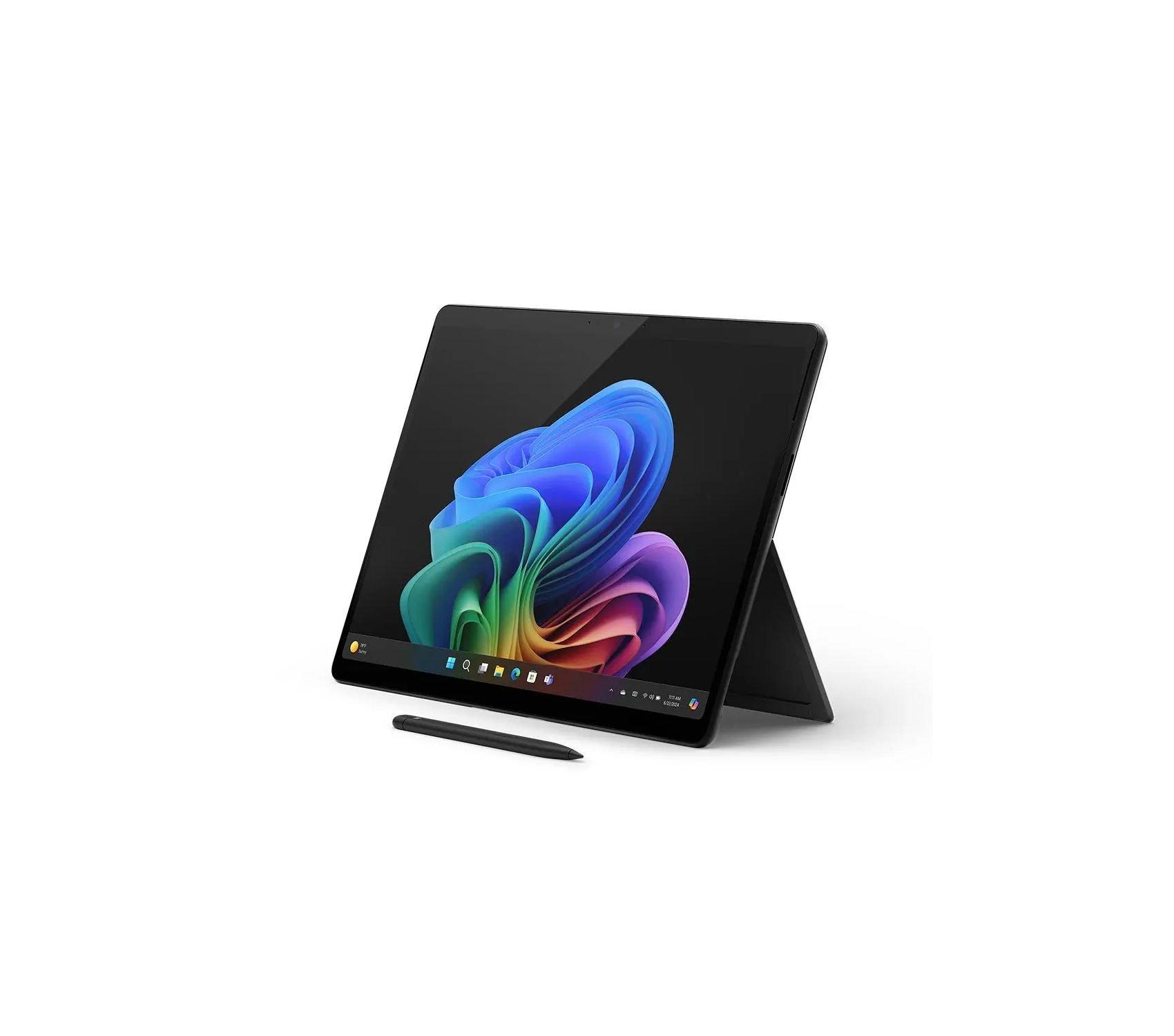 Microsoft New Surface Pro Laptop, Snapdragon X Elite, Qualcomm Hexagon, Qualcomm Adreno, 16GB LPDDR5x RAM, 1TB SSD, Touchscreen: 13” PixelSense,   ZIB-00025 - Black