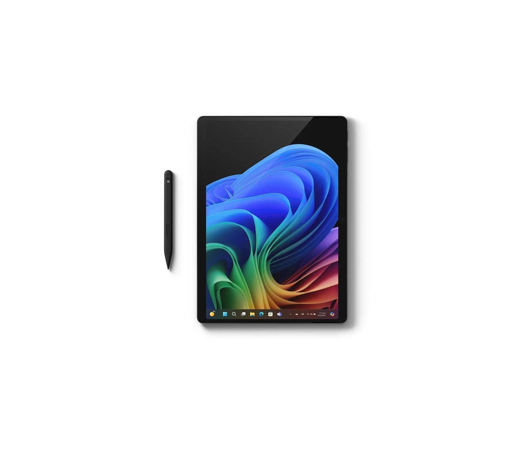 Microsoft New Surface Pro Laptop, Snapdragon X Elite, Qualcomm Hexagon, Qualcomm Adreno, 16GB LPDDR5x RAM, 1TB SSD, Touchscreen: 13” PixelSense,   ZIB-00025 - Black