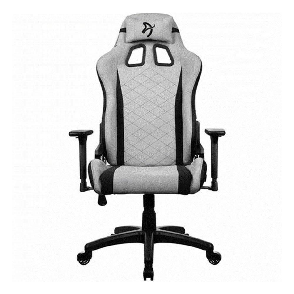 Arozzi Avanti Soft Fabric Gaming Chair, AVANTI-SFB-LG – Light Gray