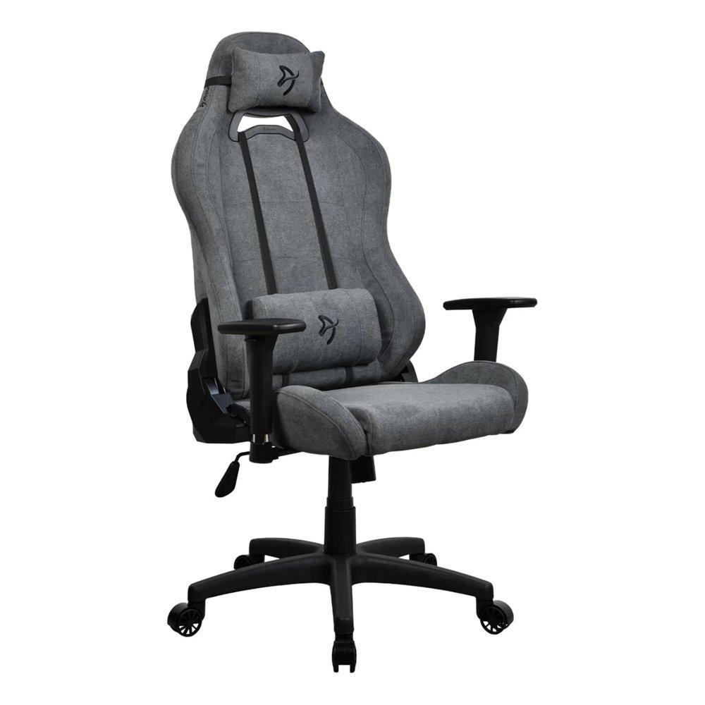 Arozzi Torretta Soft Fabric Gaming Chair, TORRETTA-SFB-ASH2 - Ash
