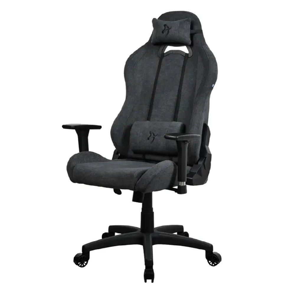 Arozzi Torretta Soft Fabric Gaming Chair, TORRETTA-SFB-DG2 - Dark Grey