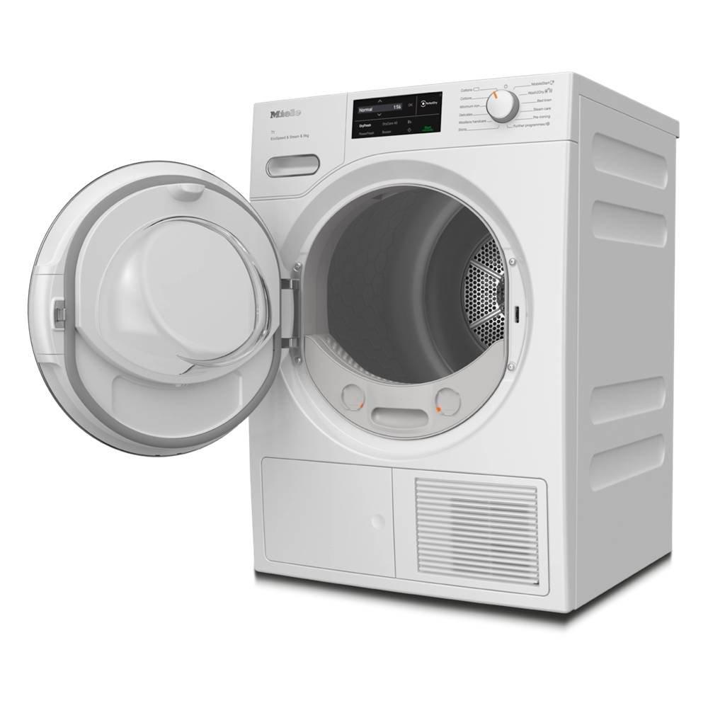 Miele Front Load Heat Pump Tumble Dryer, Wifi - Miele@home, 9KG, TWL 780 – White