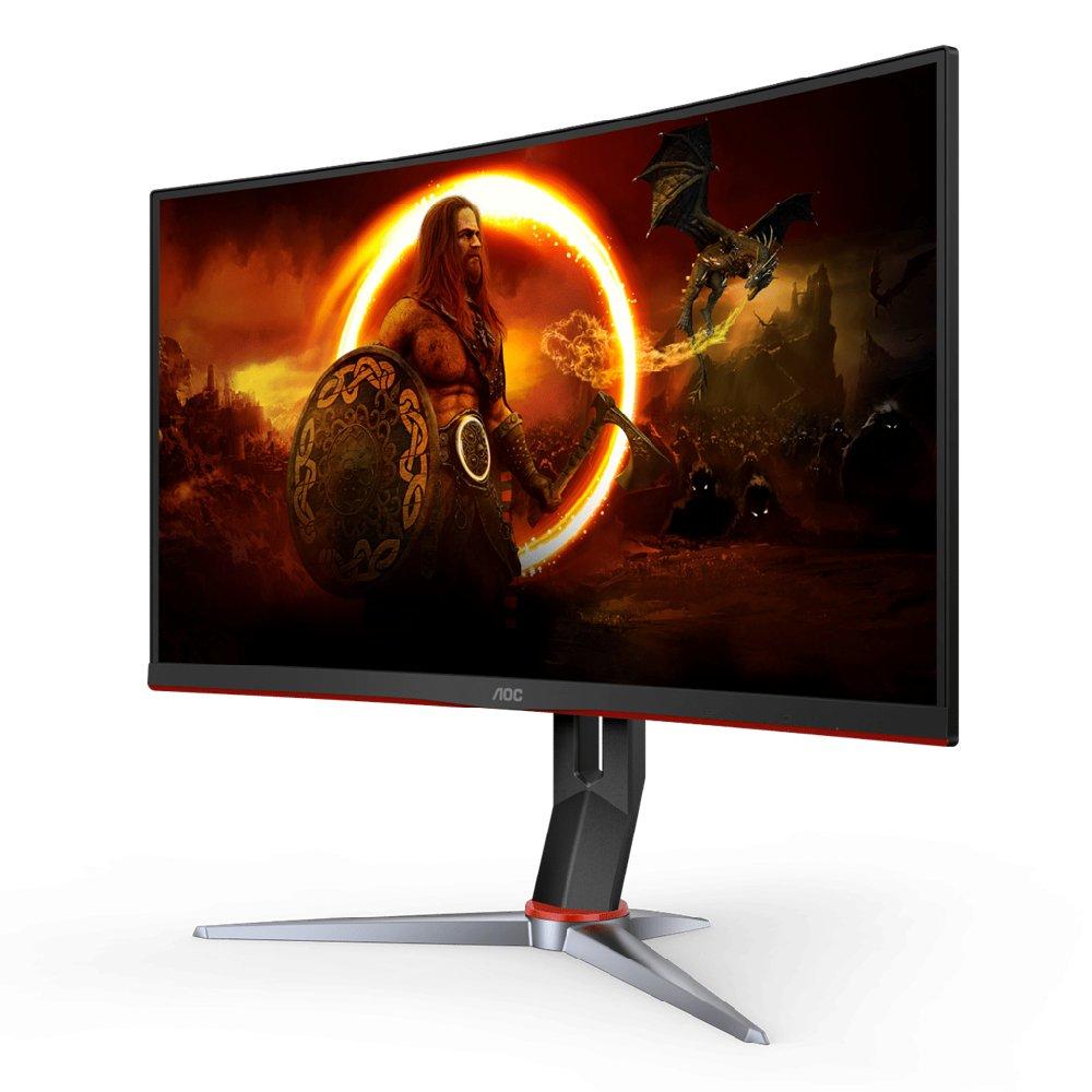 AOC 27" FHD 250Hz Curved Gaming Monitor, C27G2Z2/89 - Black