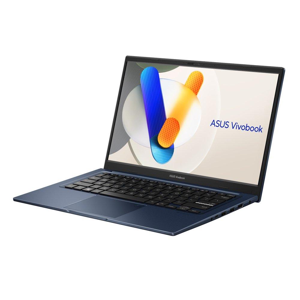 لابتوب آيسوس فيفوبوك 14، انتل كور 5، رام سعة 16 جيجابايت، اس اس دي سعة 512 جيجابايت، شاشة عالية الوضوح مقاس 14"، نظام التشغيل ويندوز 11 هوم، X1404VA-EB385W - أزرق