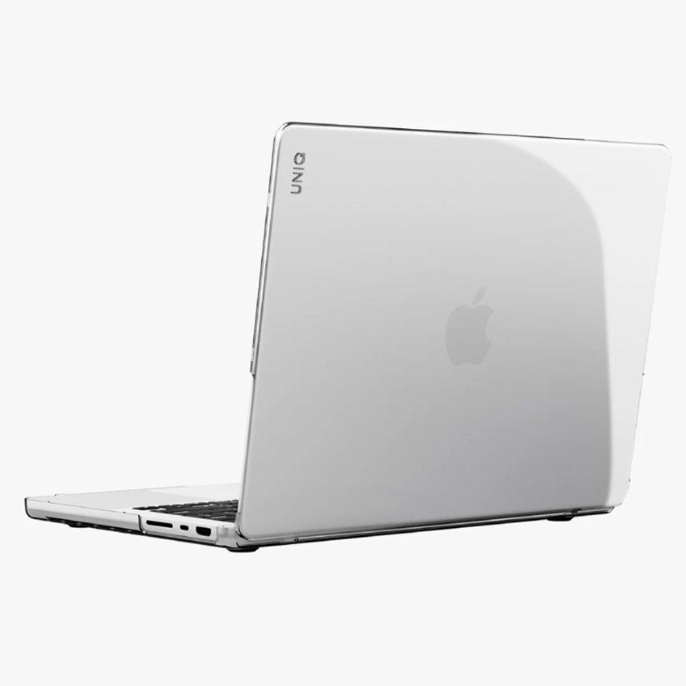 حماية غطاء يونيك فيرو لجهاز ماك بوك برو مقاس 14 بوصة ام1 - ام4 شفاف
