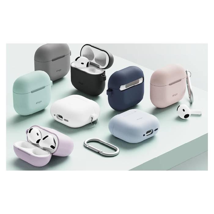 Elago Silicone Hang Case for AirPods 4, EAP4SC-HANG-SPK – Sand Pink