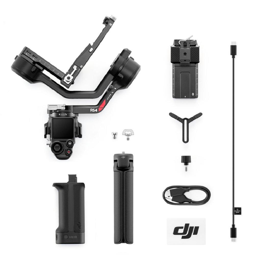 مثبت كاميرا ار اس 4 برو جيمبال كومبو من دي جي اي، DJI-RS400P-C1 - أسود