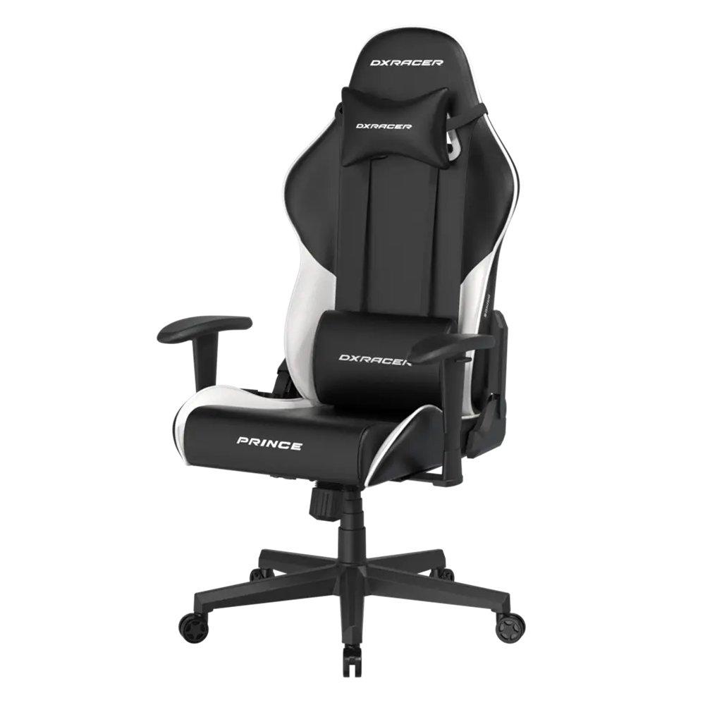 DX Racer P132 Prince Series Gaming Chair - Black/White