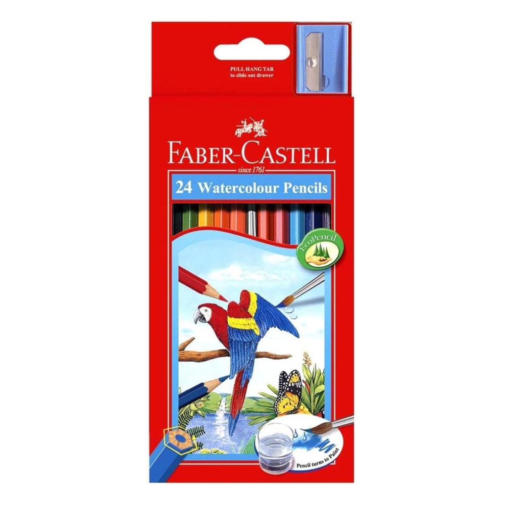 Faber Castell Faber Castell Parrot Design Water Color Pencils 24", FCI114464