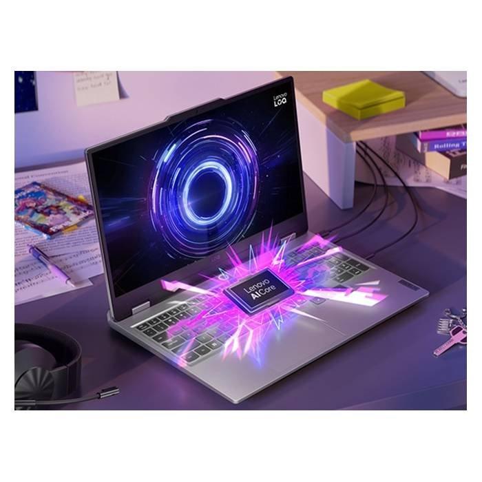Lenovo LOQ Gaming Laptop, Intel Core i7, 24 GB RAM, 512 GB SSD, NVIDIA GeForce RTX 5060, 15.6" FHD, 144 Hz, Windows 11 Home, 15IRX10-83JE004DAX - White