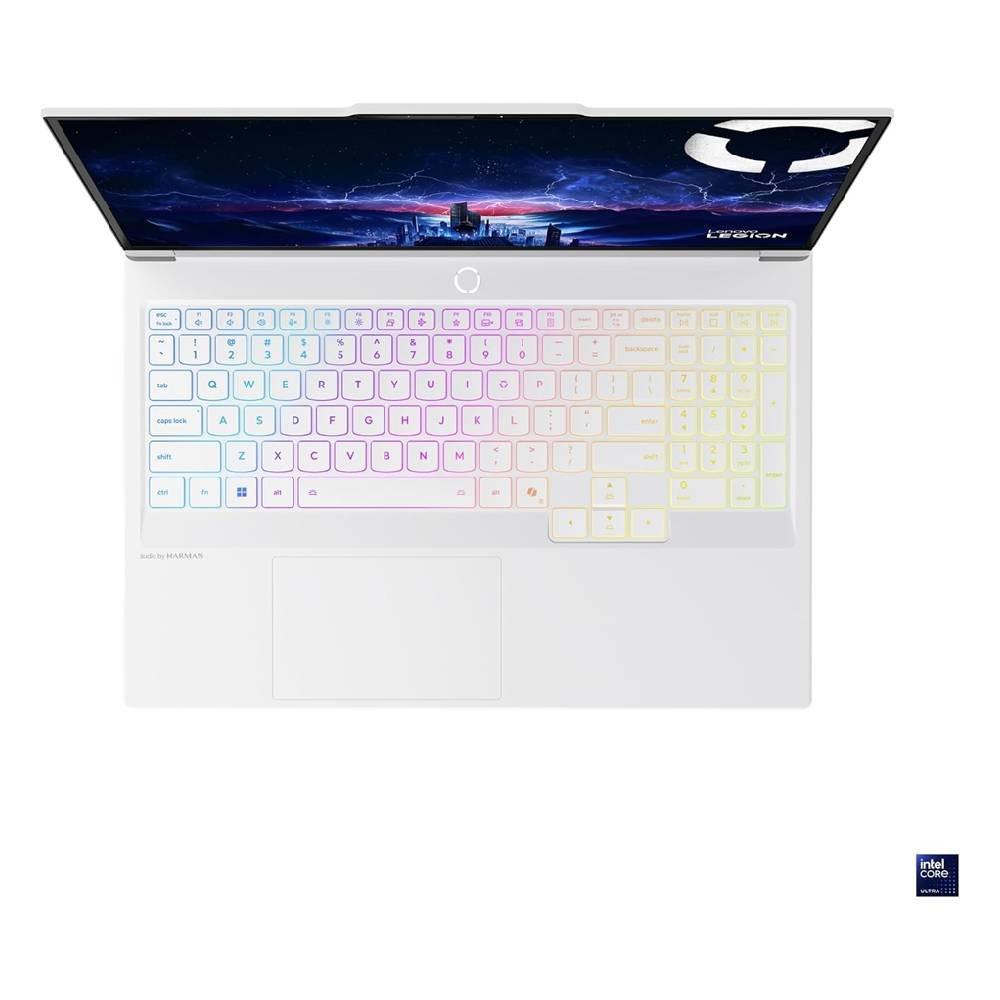 LENOVO Legion 7 Gaming Laptop, intel Core Ultra 7, 32 GB RAM, 2 TB SSD, NVIDIA GeForce RTX 5060, 16" OLED, Windows 11 Home, 716IAX10-83KY001LAX - White