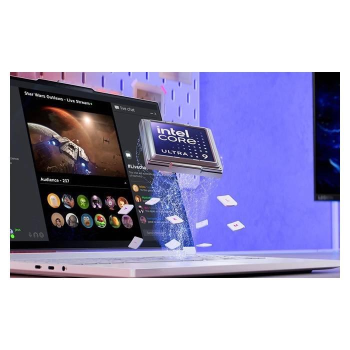 LENOVO Legion 7 Gaming Laptop, intel Core Ultra 7, 32 GB RAM, 2 TB SSD, NVIDIA GeForce RTX 5060, 16" OLED, Windows 11 Home, 716IAX10-83KY001LAX - White