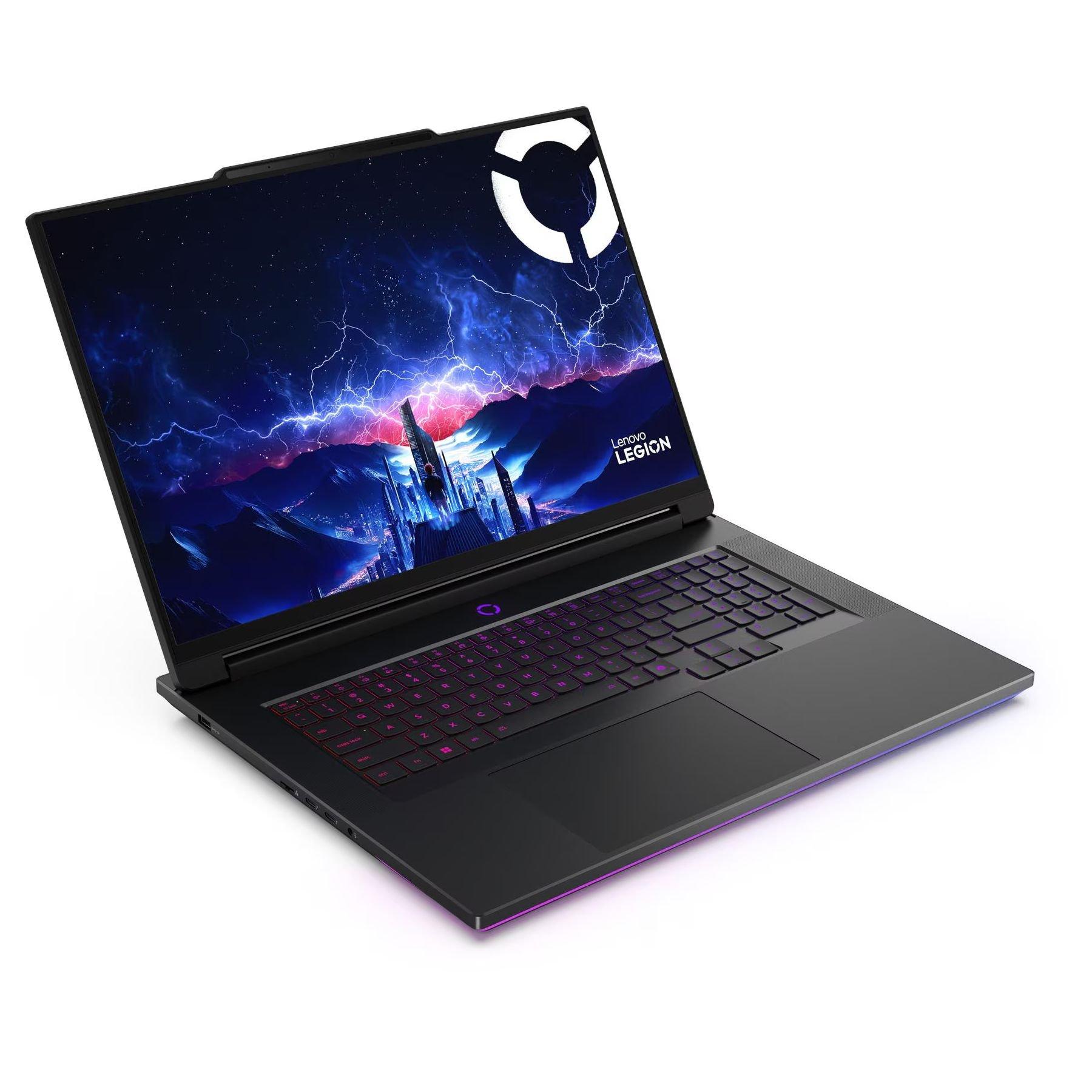 LENOVO Legion 9 Gaming Laptop, intel Core Ultra 9, 64 GB RAM, 2 TB SSD, NVIDIA GeForce RTX 5090, 18", Windows 11 Home, 18IAX10-83EY0002AX - Eclipse Black