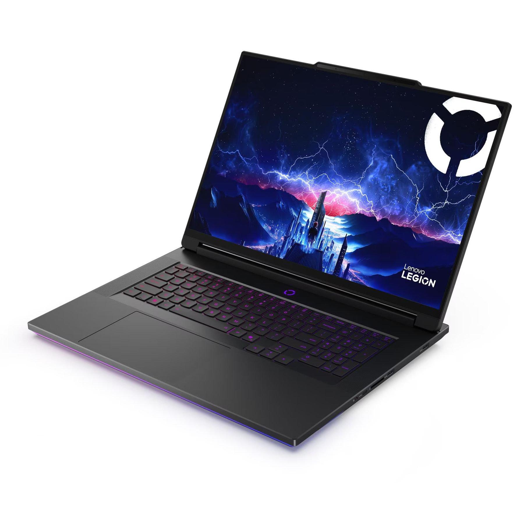 LENOVO Legion 9 Gaming Laptop, intel Core Ultra 9, 64 GB RAM, 2 TB SSD, NVIDIA GeForce RTX 5090, 18", Windows 11 Home, 18IAX10-83EY0002AX - Eclipse Black