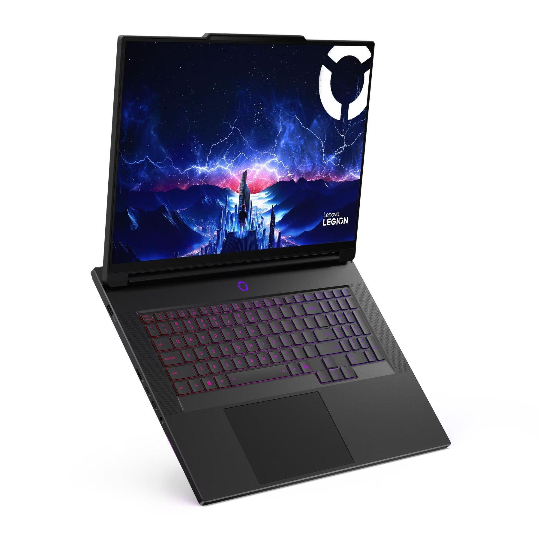 LENOVO Legion 9 Gaming Laptop, intel Core Ultra 9, 64 GB RAM, 2 TB SSD, NVIDIA GeForce RTX 5090, 18", Windows 11 Home, 18IAX10-83EY0002AX - Eclipse Black