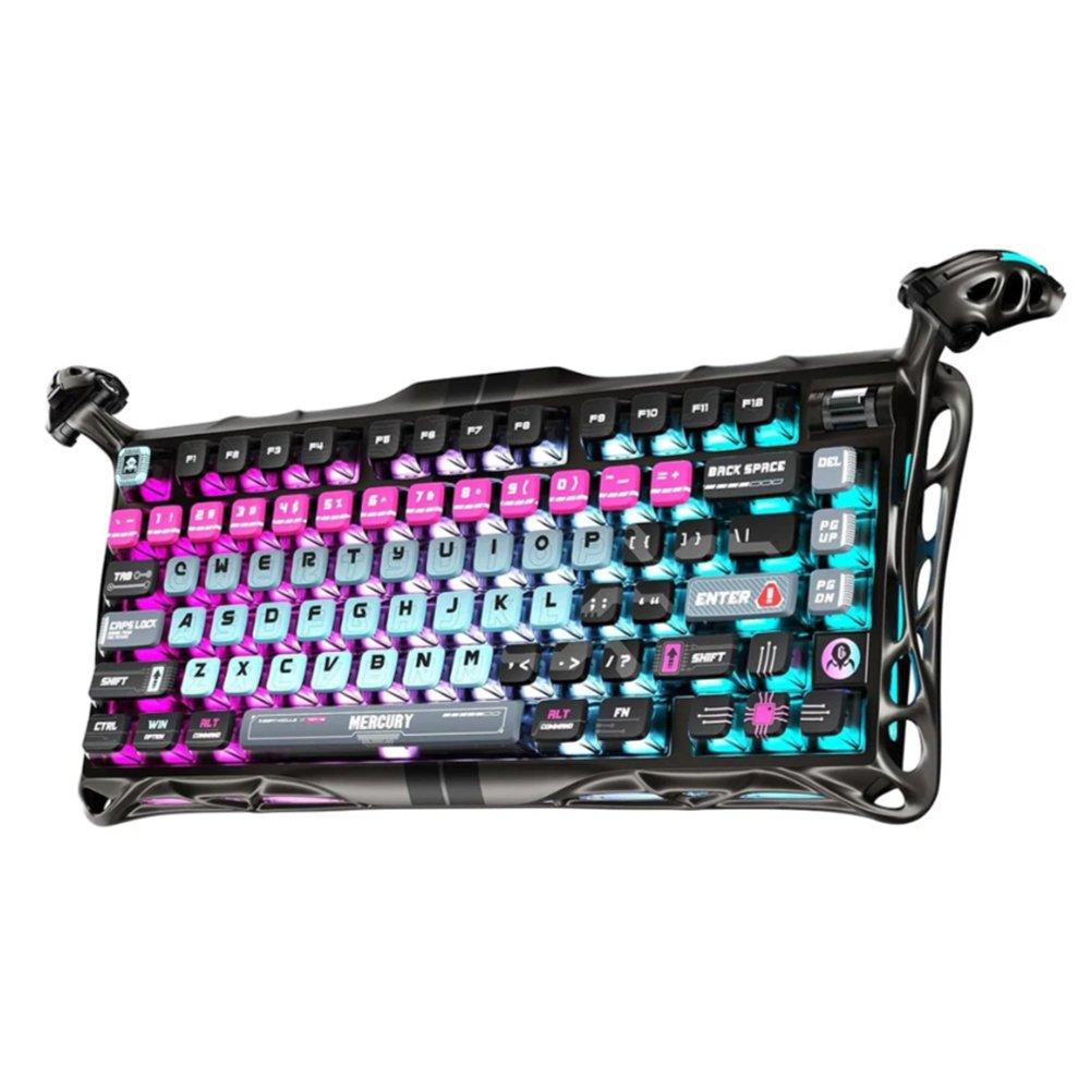 GravaStar Mercury V75 Pro 75% Hall Effect Wired Gaming Keyboard – Cyberpunk