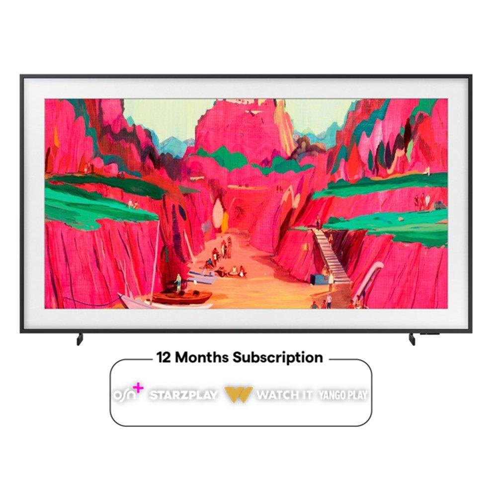 Samsung 85" QLED 4K Frame TV, QA85LS03FWUXZN - Black