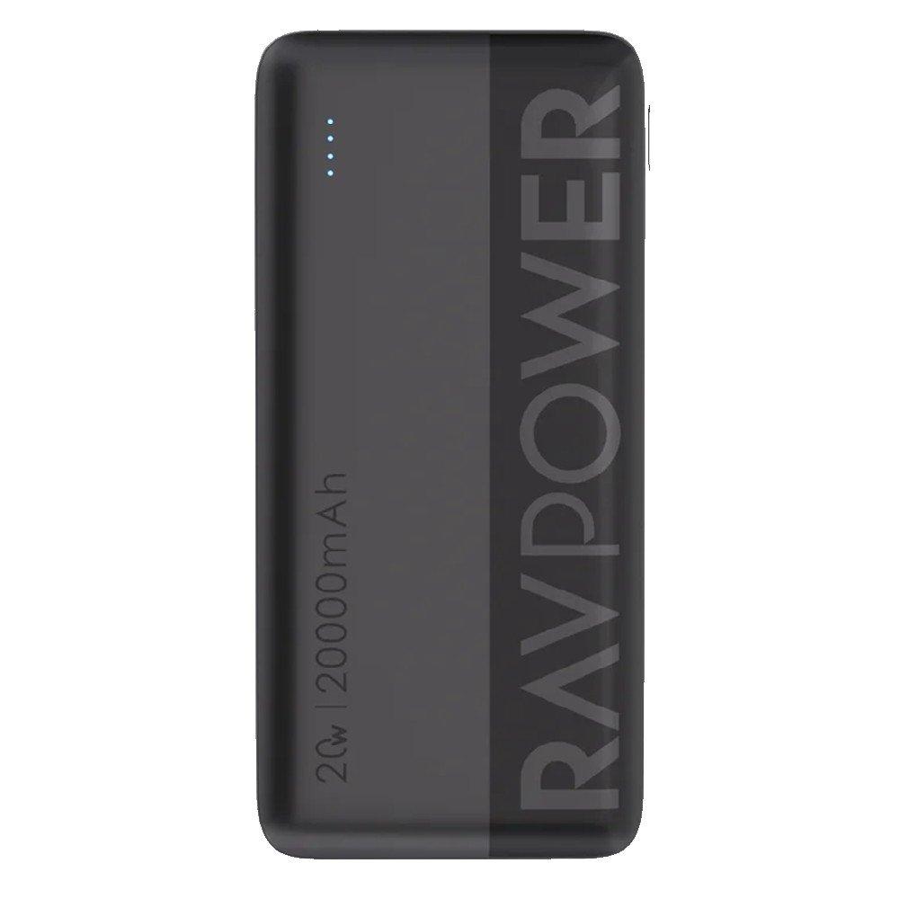 RAVPower Pioneer 20000mAh 20W Power Bank, RP-PB1229 - Black