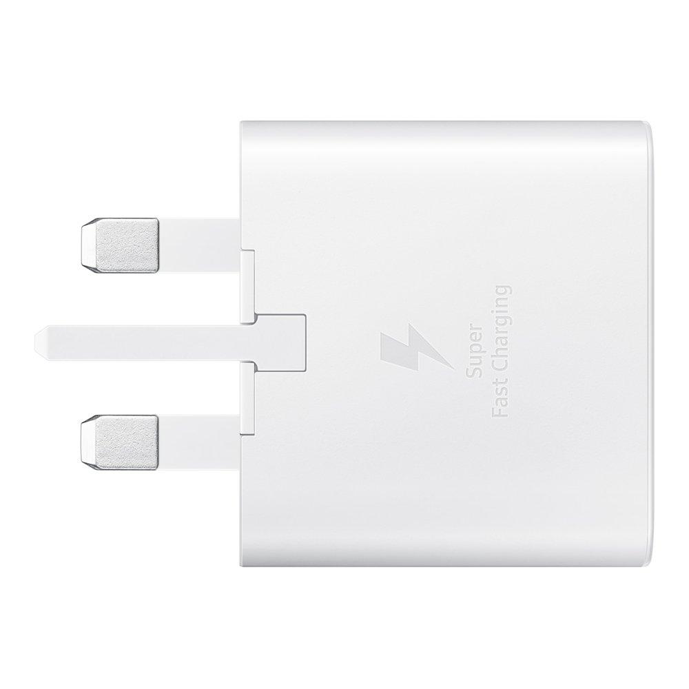 Samsung 25W PD Adapter with USB-C to USB-C Cable, EP-TA800XWEGAE - White