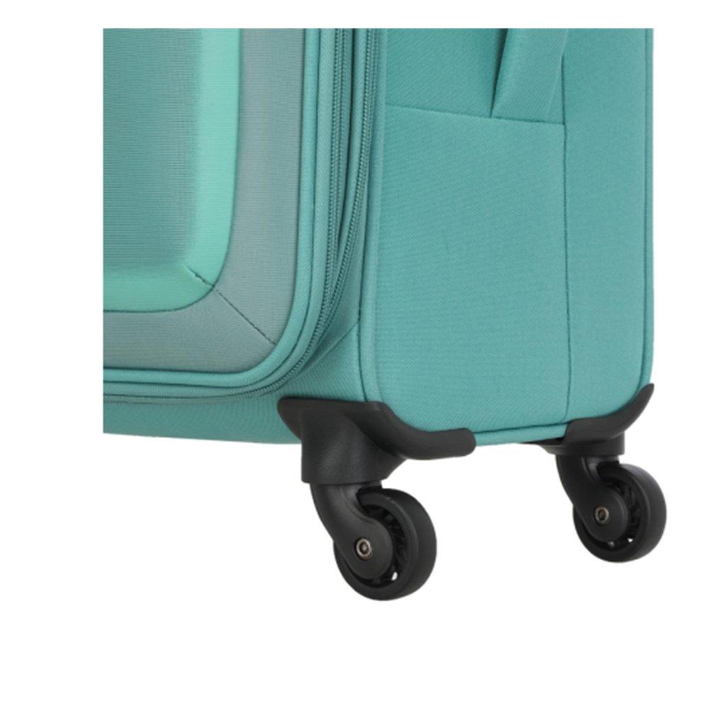 American Tourister Seville Soft Luggage in Polyester with 4 Wheels, 57cm - Green