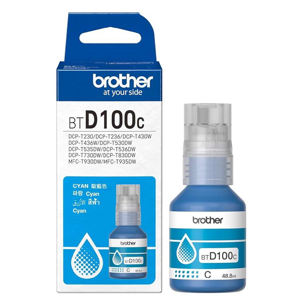 Brother Genuine High Yield Cyan Ink Bottle, 5000 Page
