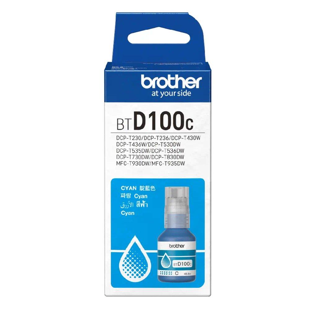 Brother Genuine High Yield Cyan Ink Bottle, 5000 Page