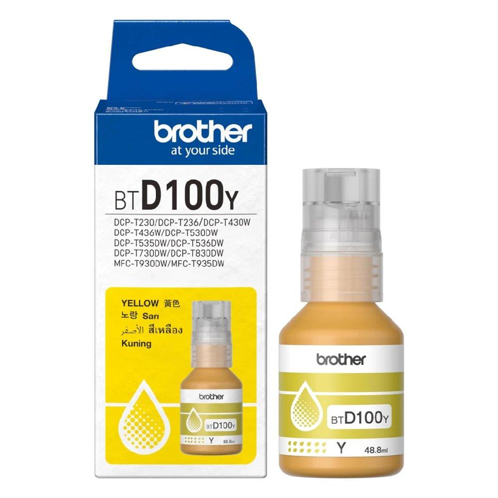 Brother Genuine High Yield Yellow Ink Bottle, 5000 Page
