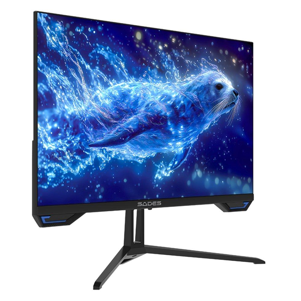 Sades SL-Sealion Pro 24" FHD IPS Flat Gaming Monitor, SA-F04F24 - Black
