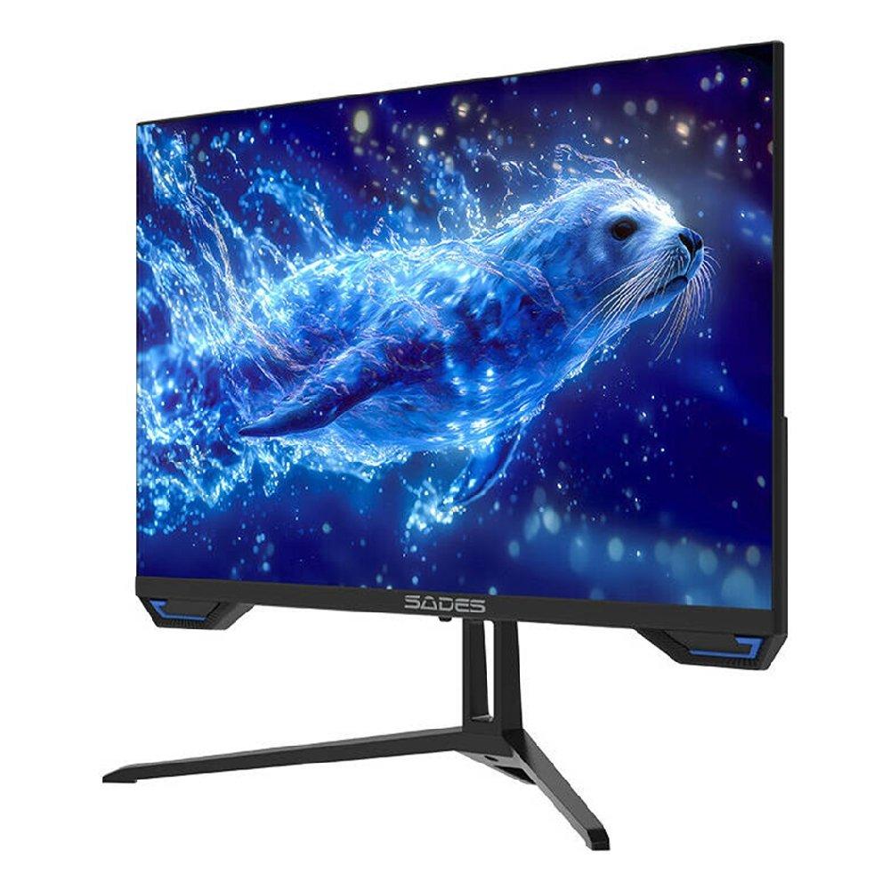 Sades SL-Sealion Pro 24" FHD IPS Flat Gaming Monitor, SA-F04F24 - Black