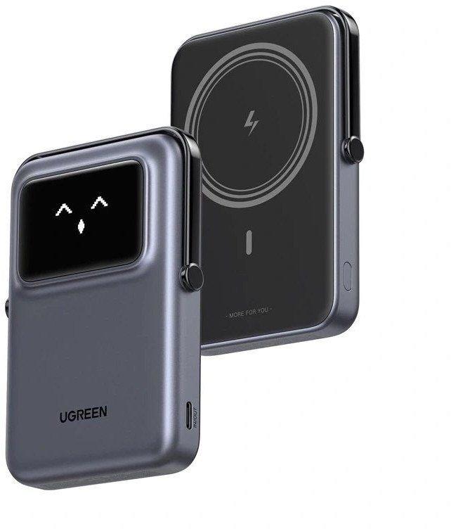 UGREEN  Uno Magnetic Power Bank 10000 mAh, 20W, PB572- Gray