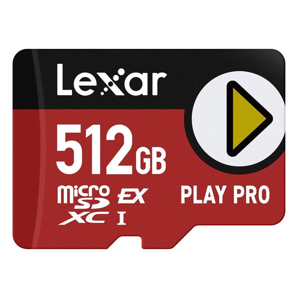 Lexar 512GB Play Pro MicroSDXC UHS-I Memory Card - LMSXPS0512G-BNNNG