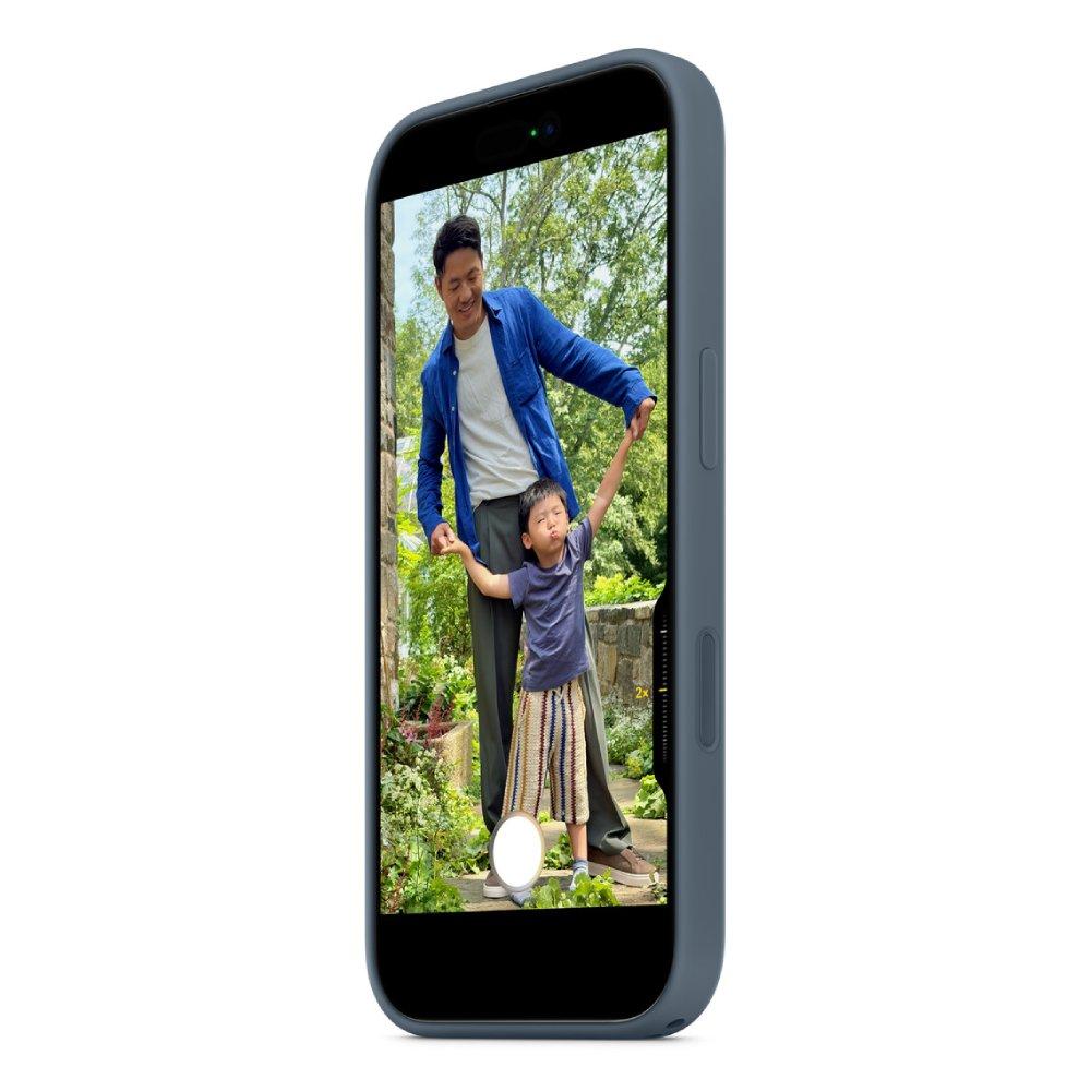 غطاء حماية ابل ايفون 17 سيليكون مع ماجسيف - انكور ازرق MGEW4ZM/A