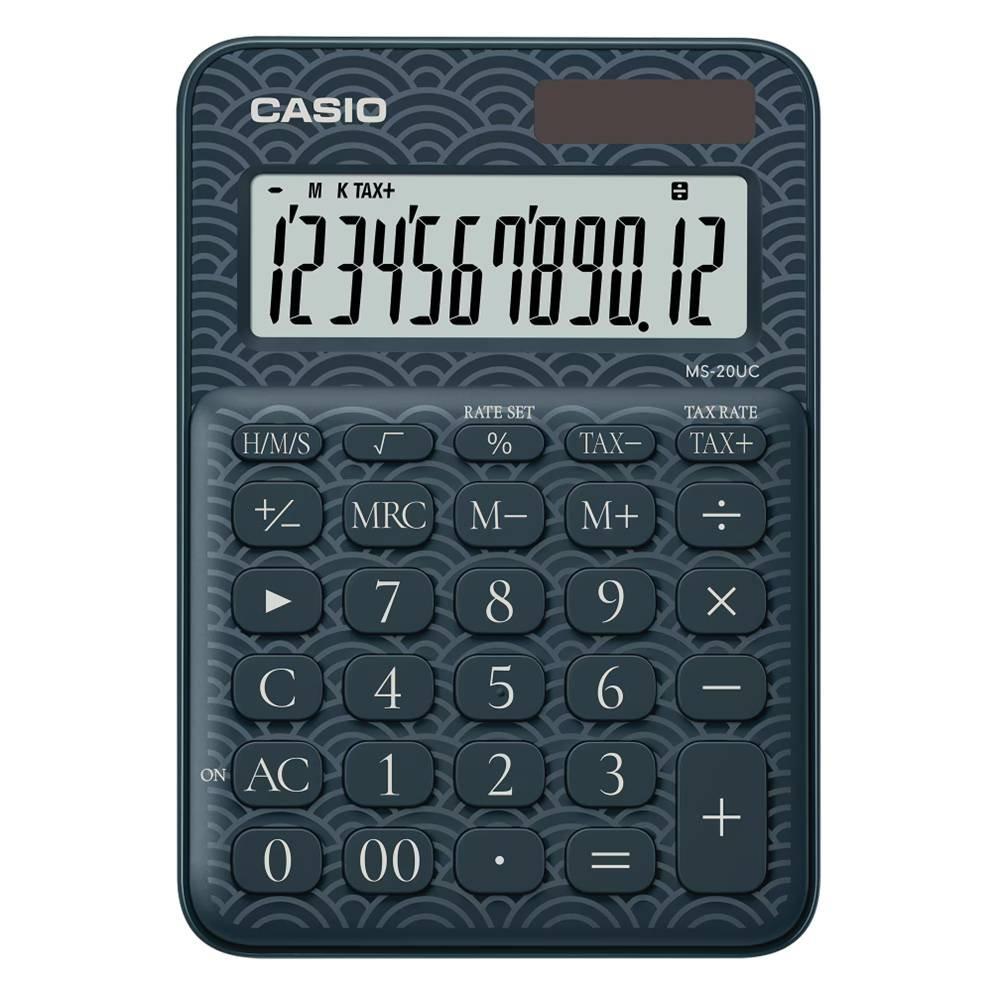 Casio Desk Calculator, MS-20UC-JBU - Black | Xcite Kuwait