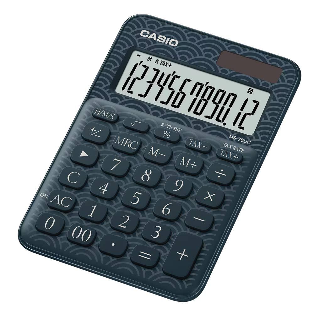 Casio Desk Calculator, MS-20UC-JBU - Black | Xcite Kuwait