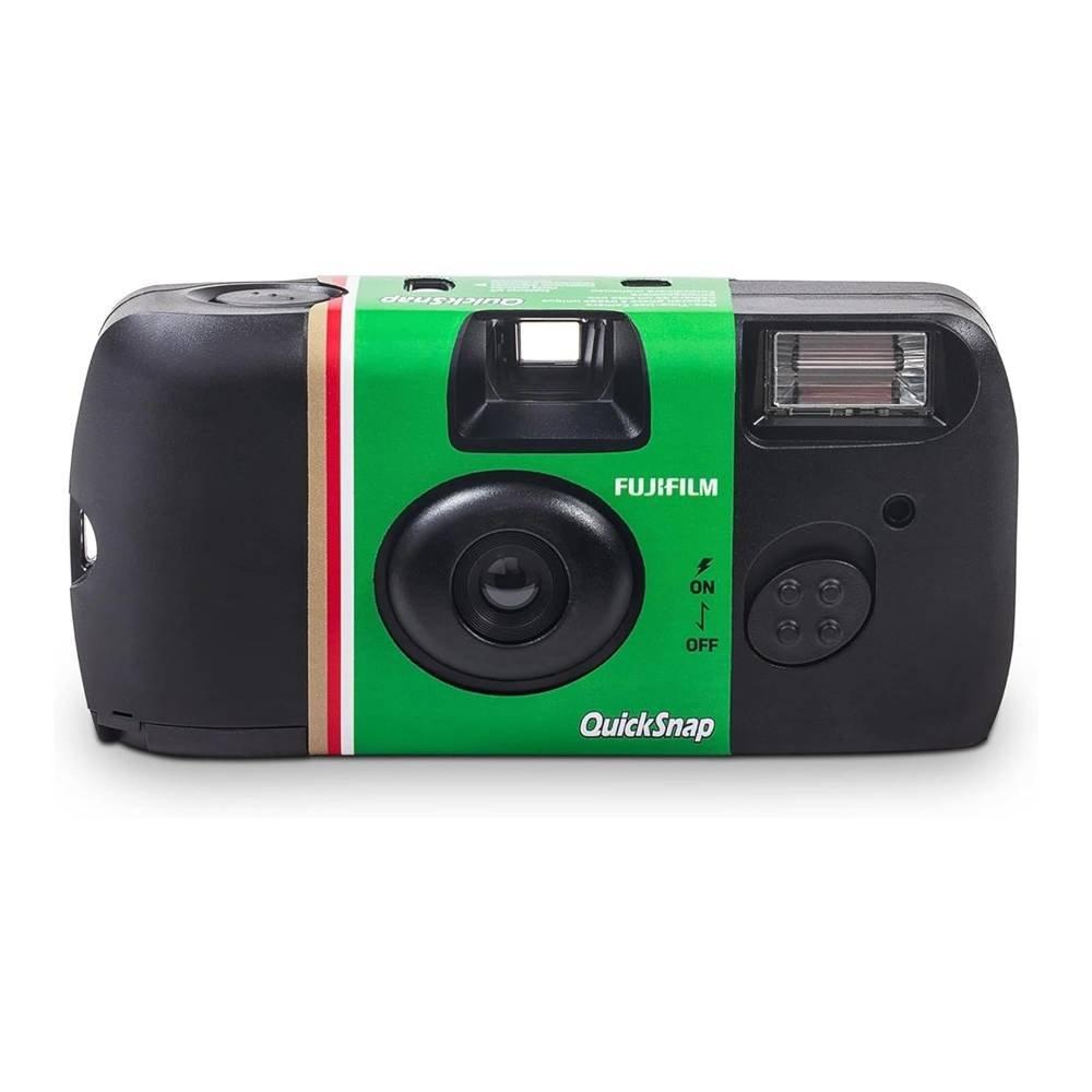 FUJI Quicksnap Flash 1000 Disposable Camera -Black/Green