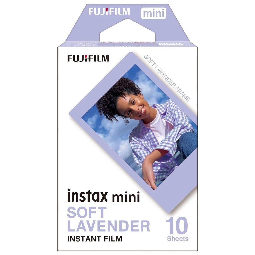 Instax Mini Instant Film with Soft Lavender Border- 10 Sheets