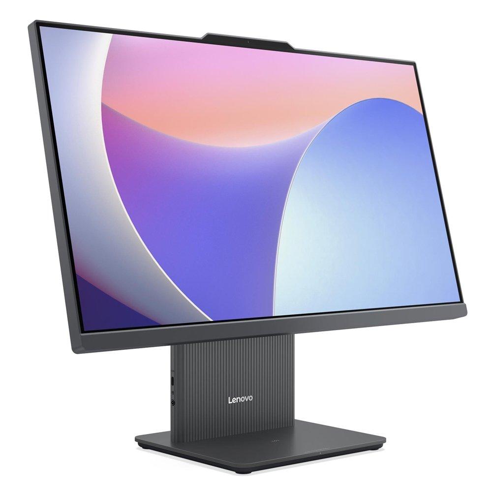 Lenovo IdeaCentre AIO Desktop, Intel Core i5, 8GB RAM, 512GB SSD, 23.8-inch, Intel Graphics UHD, Windows 11 Home, F0HN00L7AX – Light Grey