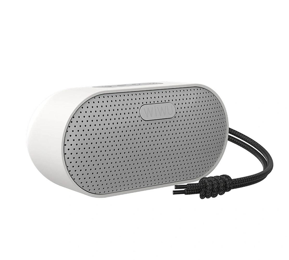 Wiwu Play Fun H8 Portable Speaker, Wireless - White