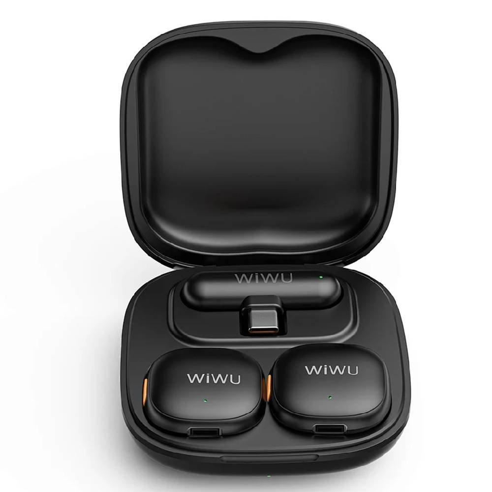 واي وو WiWU Ai Powered Noise Cancelling Lavalier Microphone wi-wm006